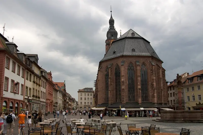 Heiliggeistkirche am Marktplatz in Heidelberg